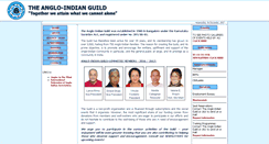 Desktop Screenshot of angloindianguild.com