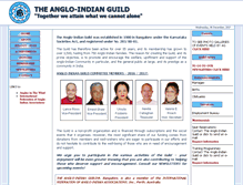 Tablet Screenshot of angloindianguild.com